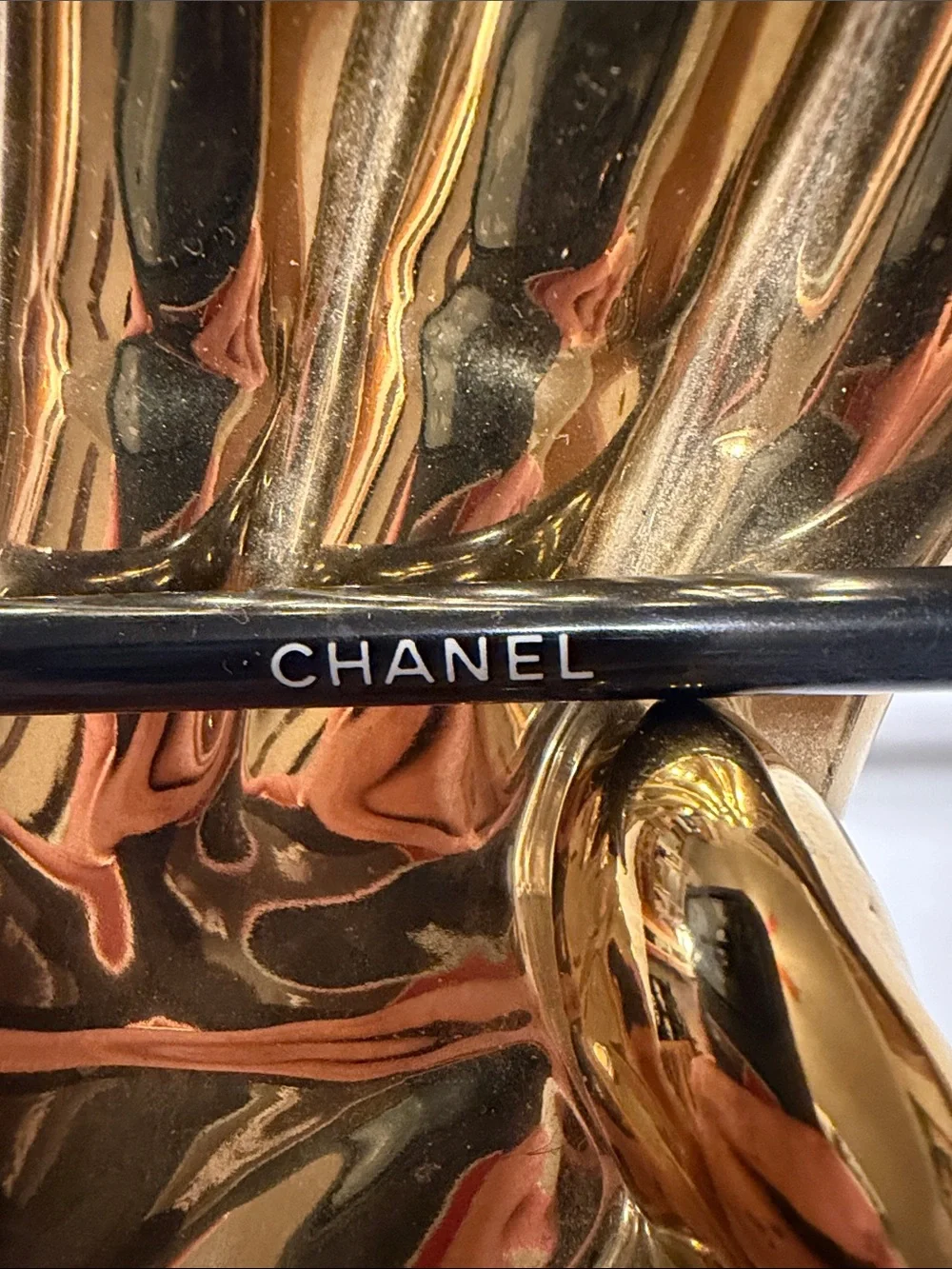CHANEL Pinceau Ombré #2 Eyeshadow Brush with Black Handle and Gold Ferrule NWOT